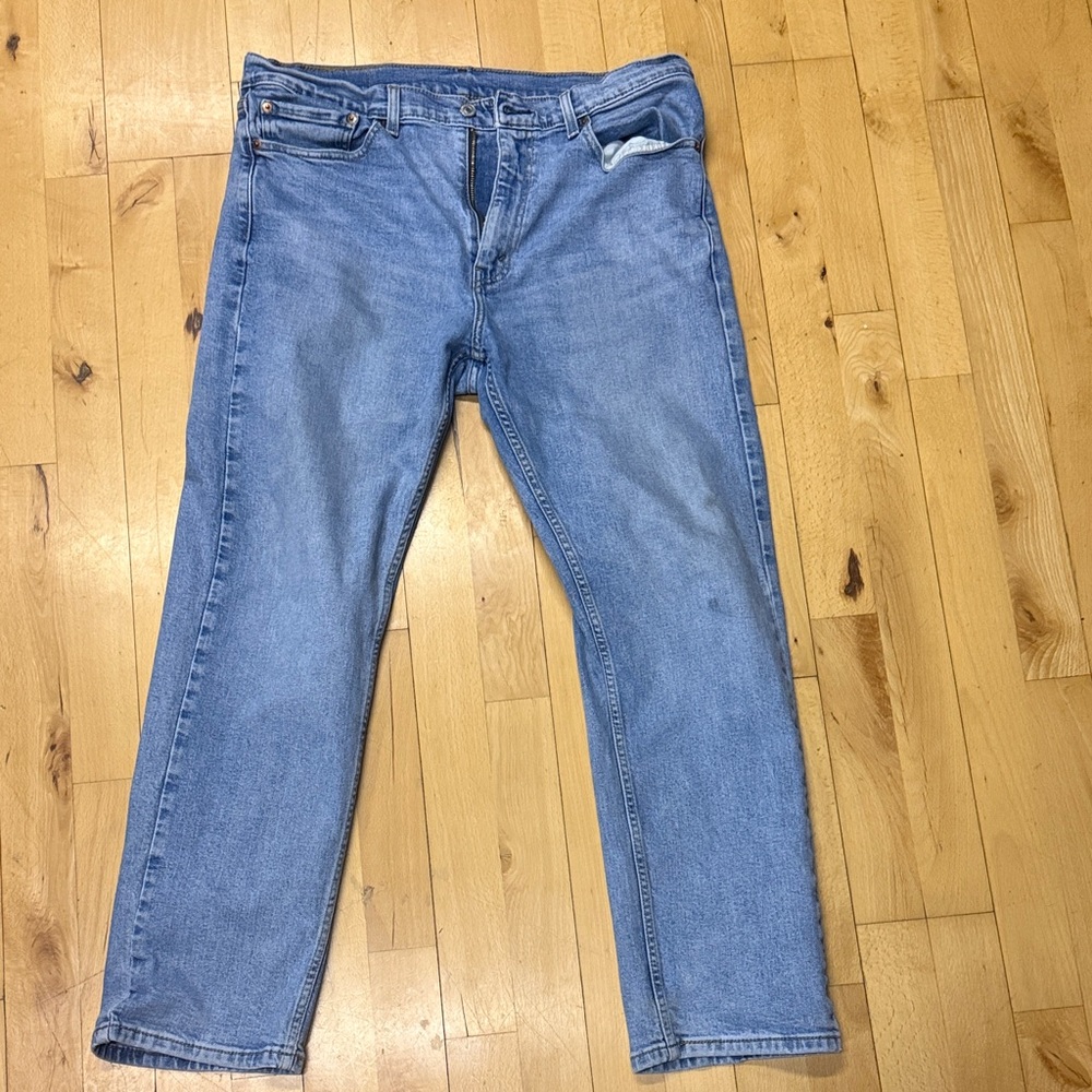 Men's Relaxed Fit Blue Jeans